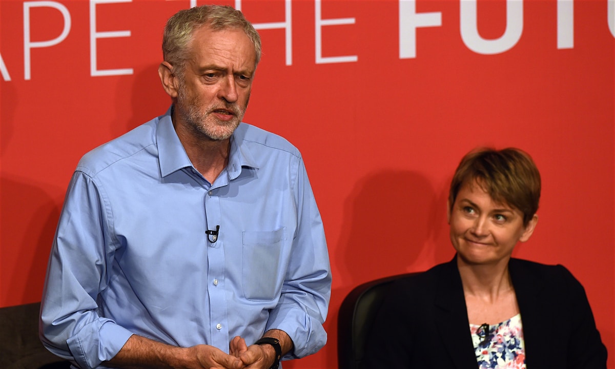 Thumbnail for Yvette Cooper says Labour rival Jeremy Corbyn's policies not credible or radical
